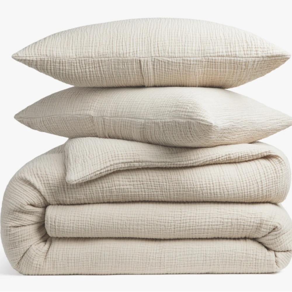 PARACHUTE ORGANIC CLOUD COTTON KING/ CALI KING DUVET COVER! NWT!!!